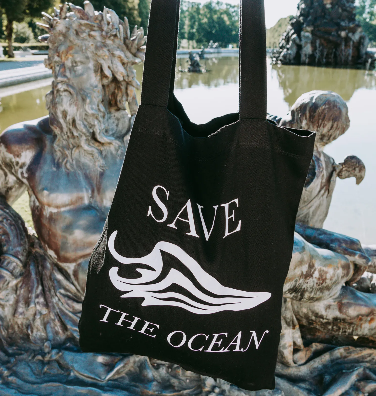 SAVE THE OCEAN 100% recycled Tasche, Ansicht 3